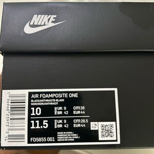 Nike Air Foamposite One Black/Anthracite-Black Men’s Size 10
